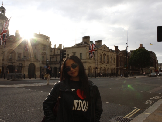 Camila on her last day in London