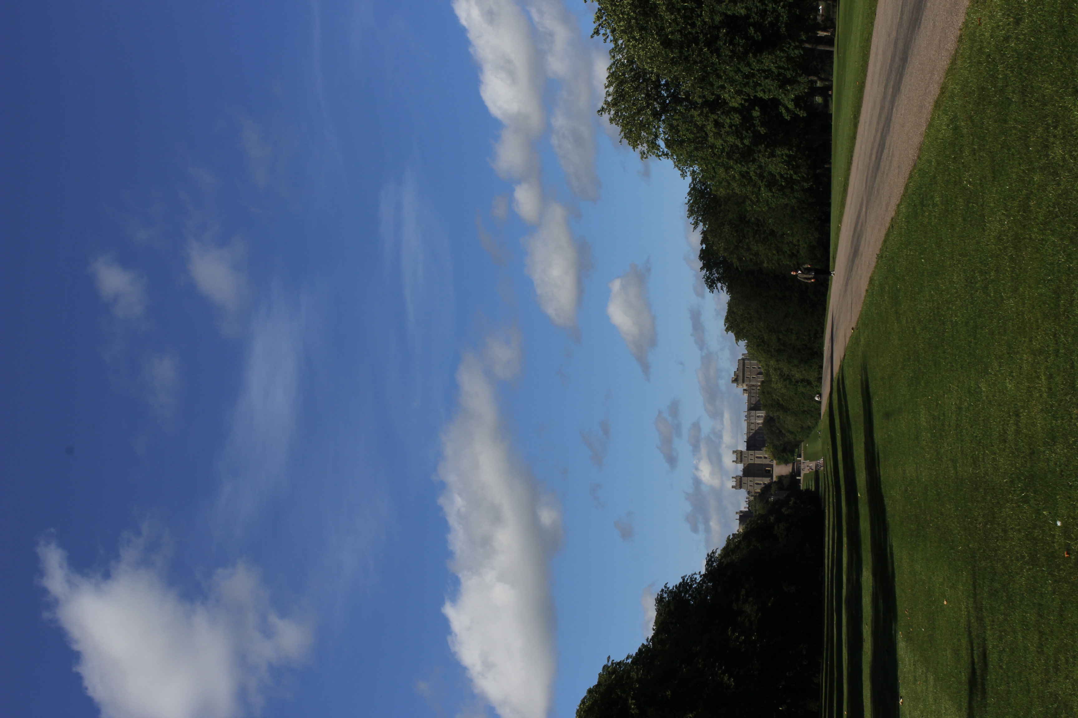 Windsor castle about 20 minutes from Royal Holloway campus