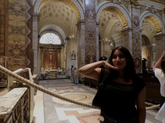  Yanixia at San Luigi dei Francesi (Church)