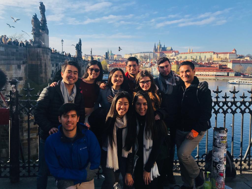 Prague Castle,Czech Republic with friends