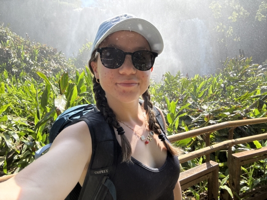 Serafina at Iguazu Falls