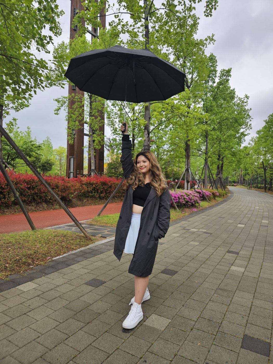 Hazel at BTS photo spot