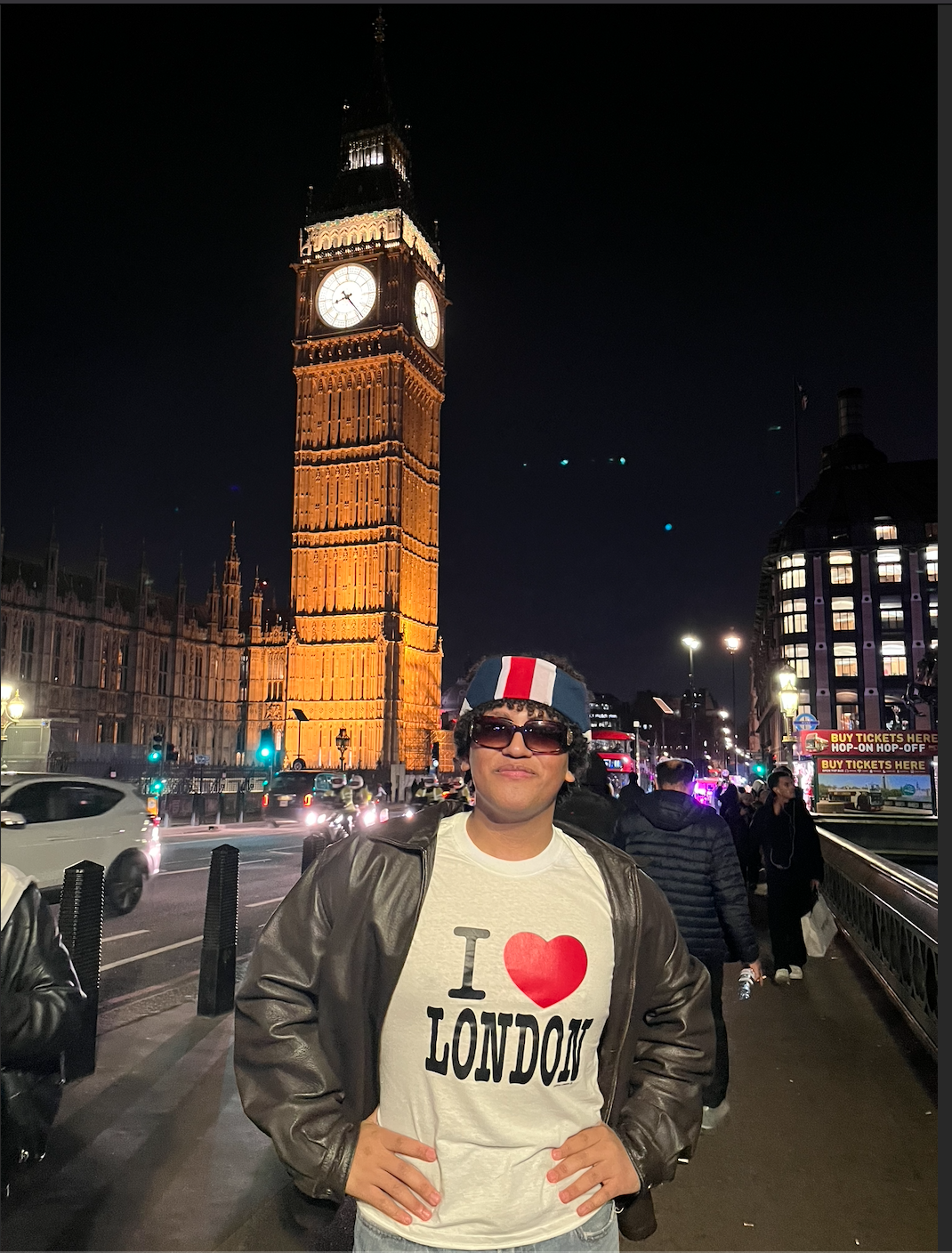Ivan at Big Ben in London