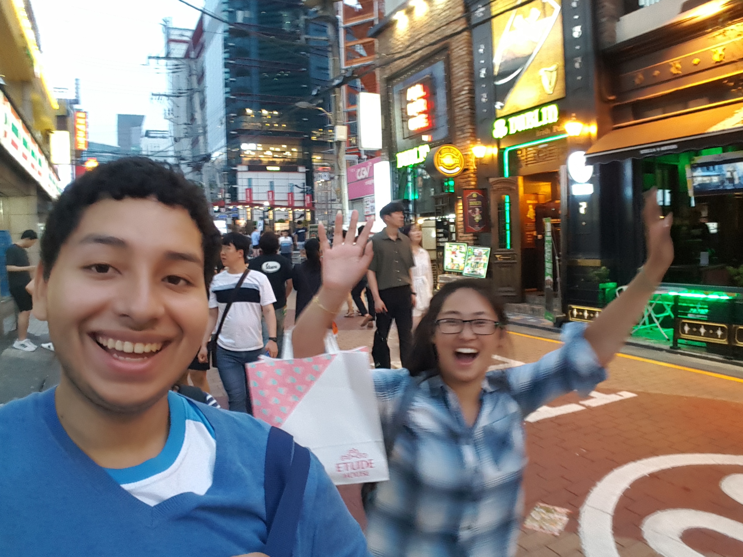 Visiting Gangnam looking for cake