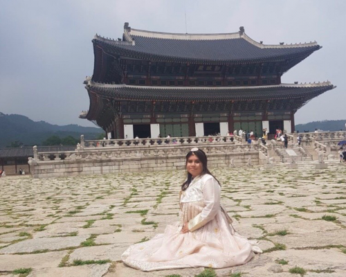 Yetzenia at Gyoenbokgung Palace in Seoul