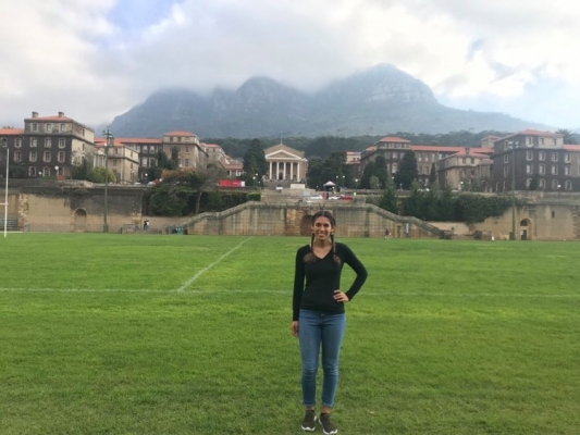 Nayeli at the University of Cape Town