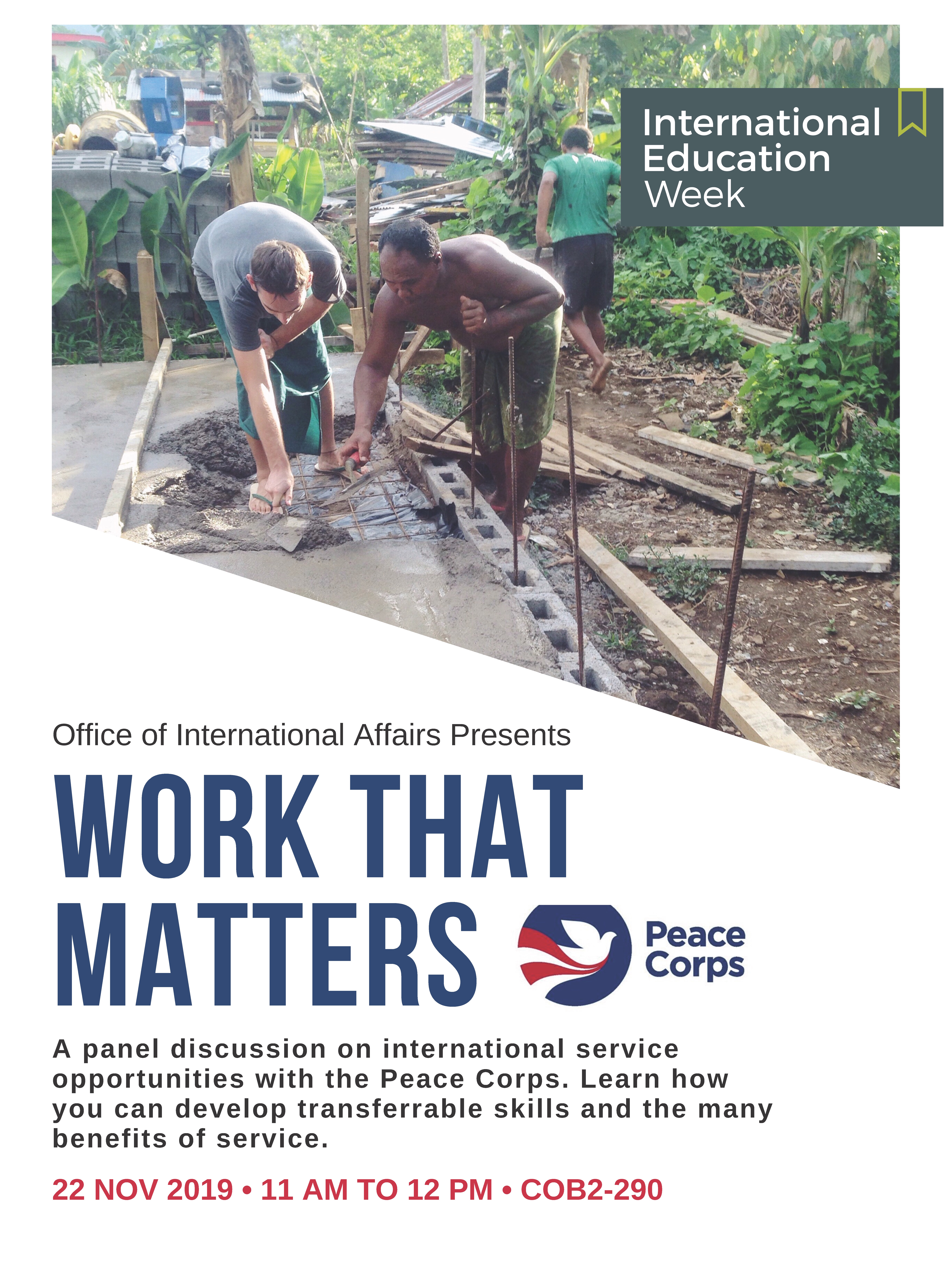 Work That Matters flyer