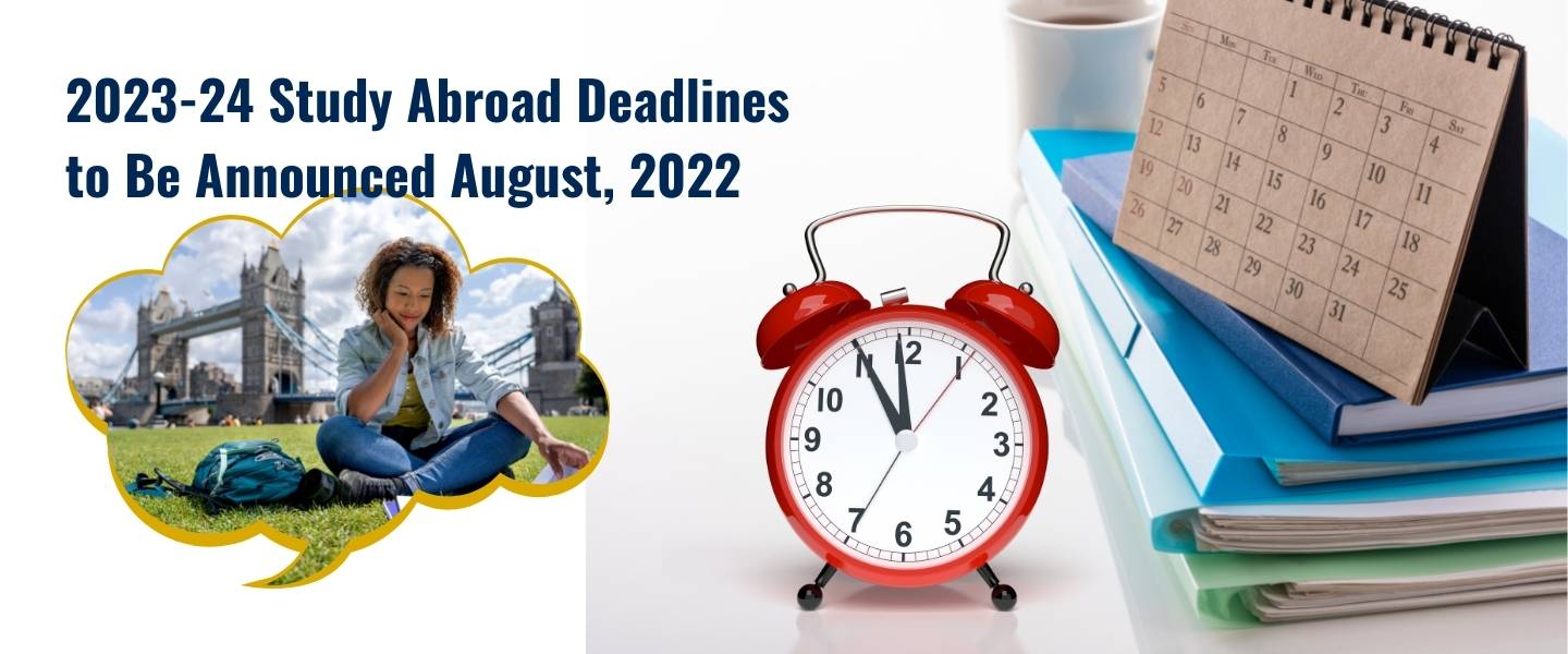 Deadlines announcement header