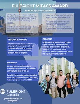 Fulbright Mitacs Award Flyer