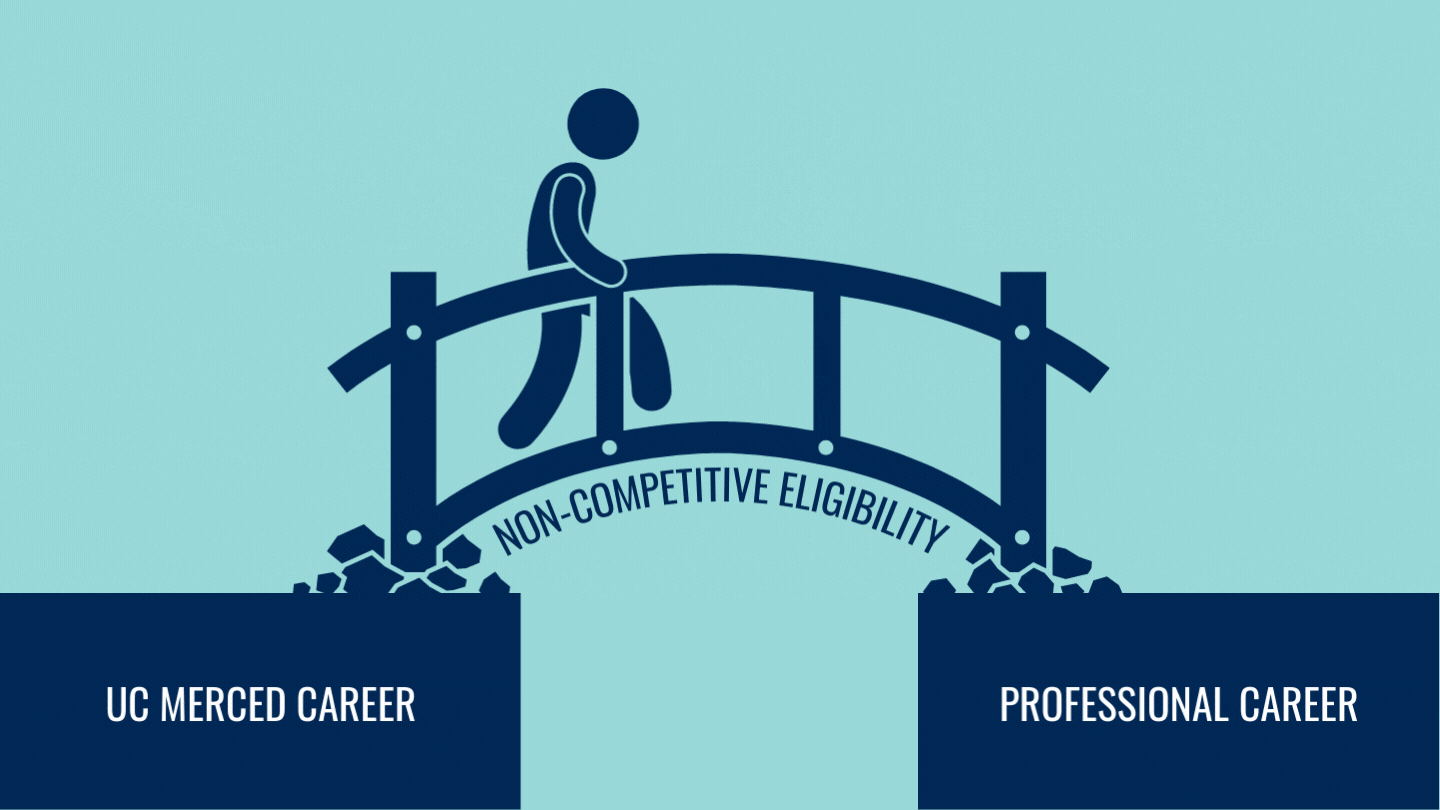 Non-competitive eligibility metaphor of a bridge to an international professional career