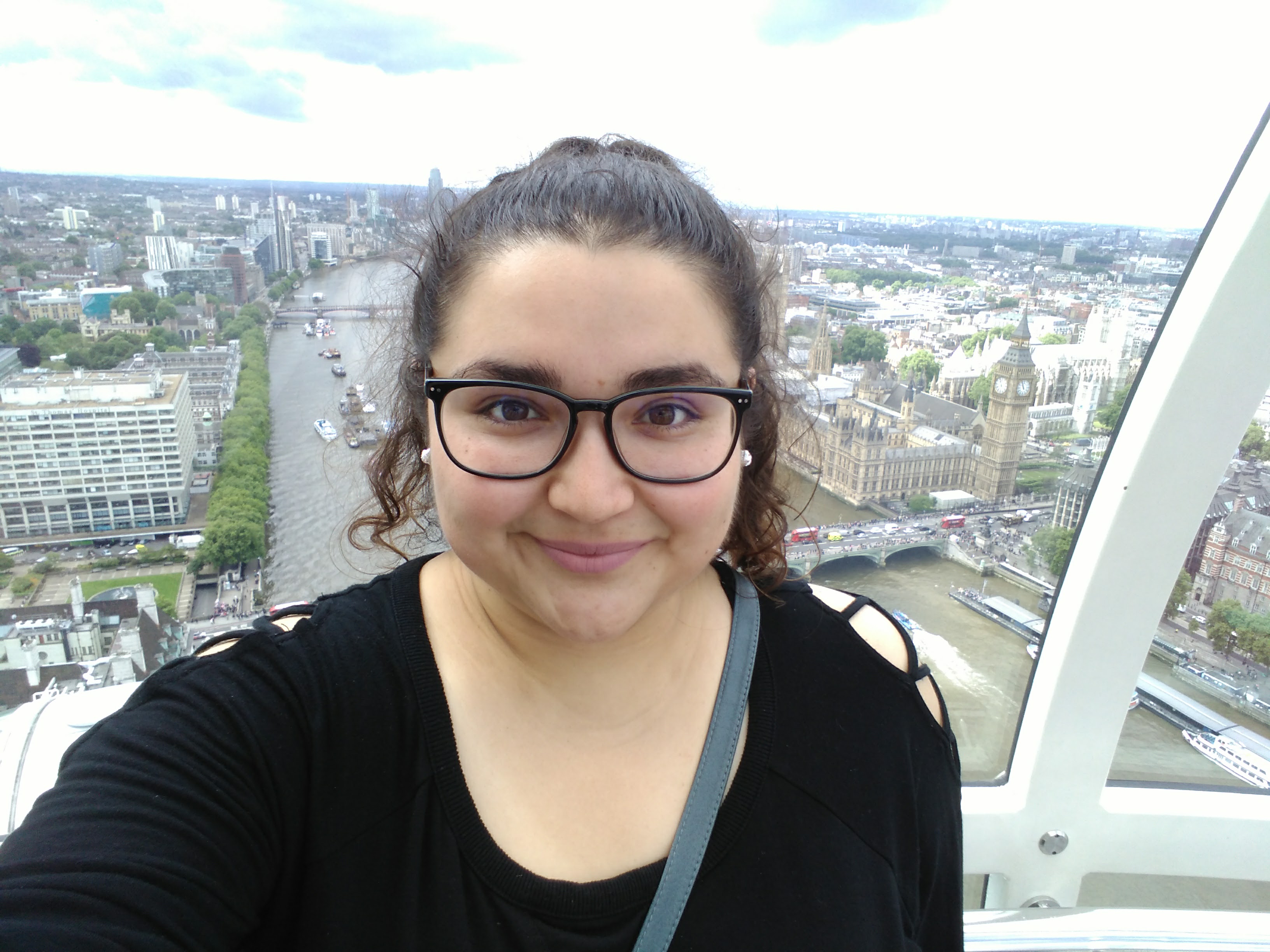 Alejandra on the London Eye