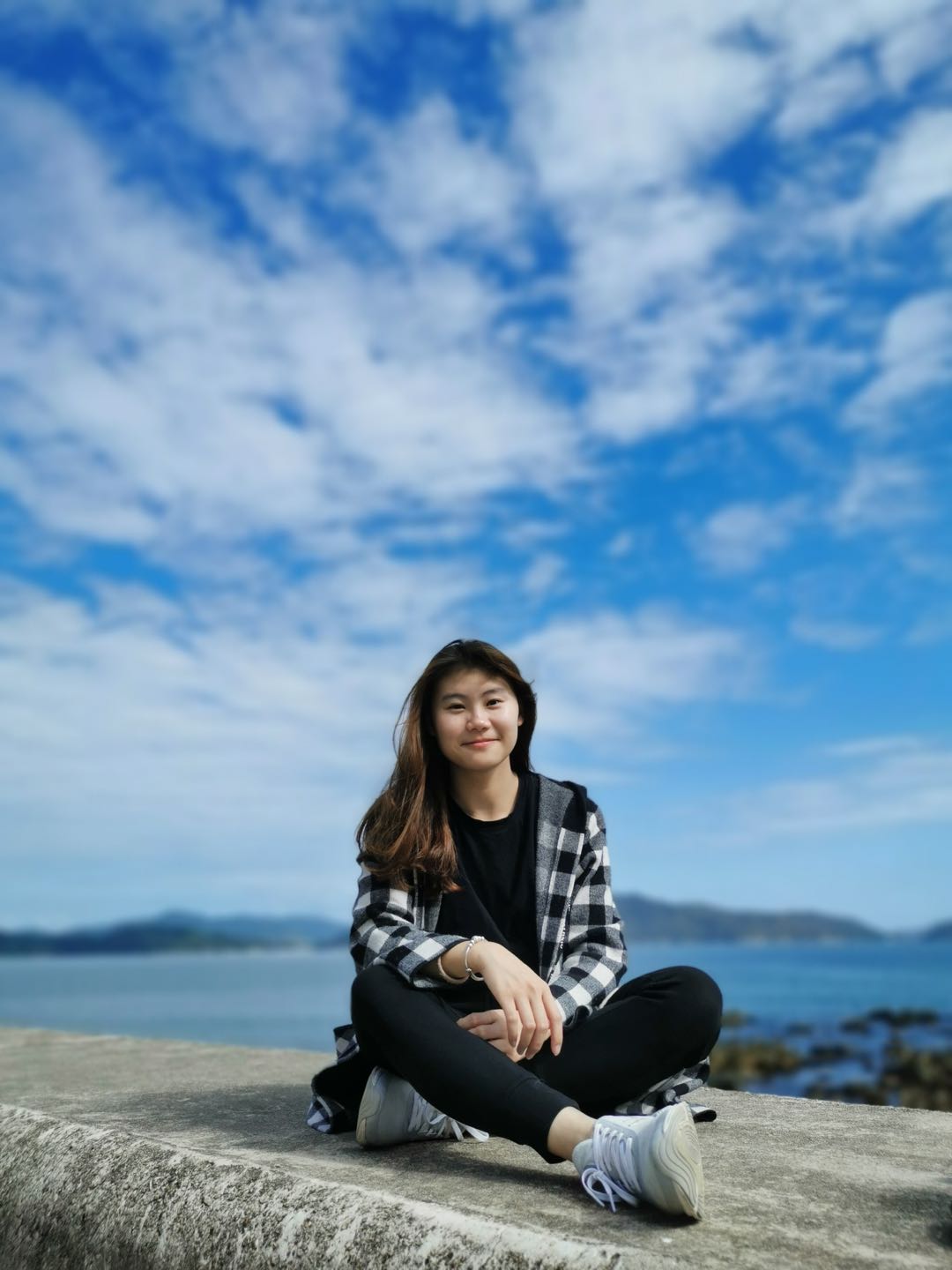 Seaside at HKUST  We love to sit at the seaside to listen to music and talk to each other. It helped students to relaxed and developed their relationship, not only friendships but also love. (I seem a lot of couples staying there.)